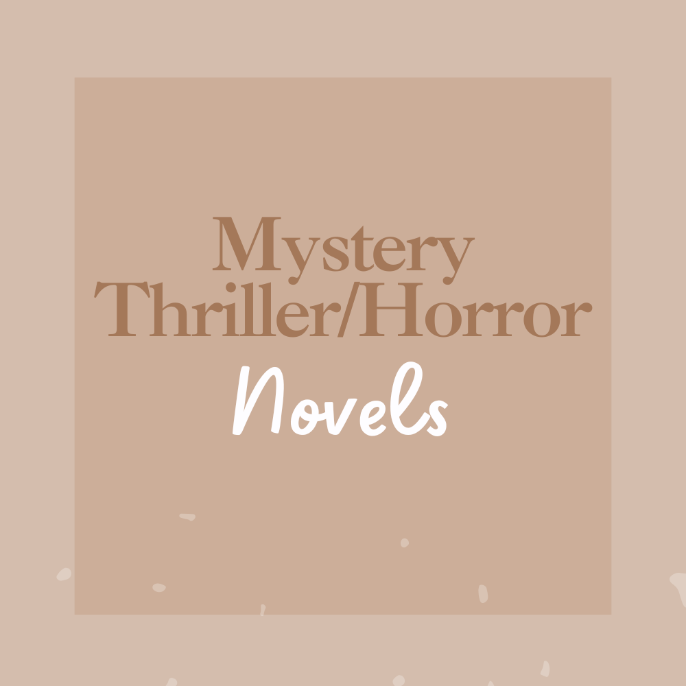 Mystery/Thriller/Horror Novels